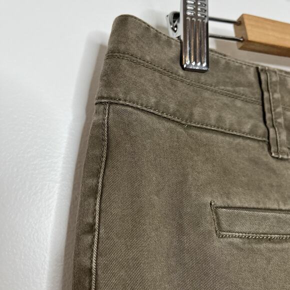 Loft Marisa Modern Boot Cut Chino Pants Brown Womens Size 8 Mid Rise Bootcut - Picture 3 of 9